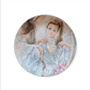 The Pearls 1987 Portraits of Love by May Vickers Wedgwood Collector Plate